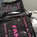 Fanwoli Snowboard Ski Bag with Wheels | Fully Padded Ski Bags for Air Travel | Fits 155-185cm Skis/Snowboard & US 13 Boots | 900D Waterproof TPU & Removable Shoulder Straps | Expandable & Foldable (175cm, Pink)