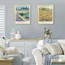 ENJOYBASICS 16x20 Picture Frame, Display Poster 11x14 with Mat or 16 x 20 Without Mat, Wall Gallery Photo Frames, Gold, 2 Pack