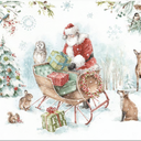 Magical Holiday Boxed Christmas Cards (18 pack) w/ Decorative Box by Lisa Audit