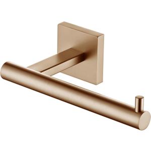 KOKOSIRI Toilet Paper Holder Champagne Bronze Toilet Roll Holder Hold Mega Rolls Kitchen Bathroom Tissue Paper Dispenser Stainless Steel, B2005CPG (Horizontal)