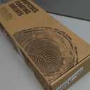 WOPITUES Floating Shelves with Wire Storage Basket, Bathroom Shelves Over Toilet with Protective Metal Guardrail, Wood Wall Shelves for Bathroom, Bedroom, Living Room, Toilet Paper- Dark Brown