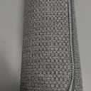 Bath Mat Non-Slip, Ultra Thin Bathroom Rugs with Rubber Backing, Absorbent,Quick Dry Machine Washable, Home Decor Accessories Cozy Cloth Bathroom Rugs fit Under Door/Sink/Tub/Shower,Gray,17x27 Inch (Grey)