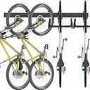 Ultrawall Swivel Bike Storage Rack, Adjustable Wall Mounted Bike Rack for Garage, Vertical Bike Hanger for Indoor Bicycle Storage, Space Saving Bike Holder