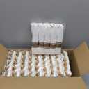 400PCS Pre Rolled Gold Plastic Silverware Sets - Heavy Duty Hammered Gold Cutlery Include 100 Pack Wrapped Disposable Utensils with Napkins for Parties, Dinners & Weddings