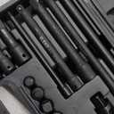 18-Pieces Impact Socket Extension Set: 1/4", 3/8" & 1/2" Drive Socket Extension Bar, Socket Adapter Set, Swivel Universal Joints & Impact Coupler