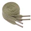 ANNISHER 2 Pair Flat Shoe Laces for Sneakers Colorful Athletic Shoelaces Runninchg Shoes Boot Strinchgs for Kids Adults Khaki 35 inch