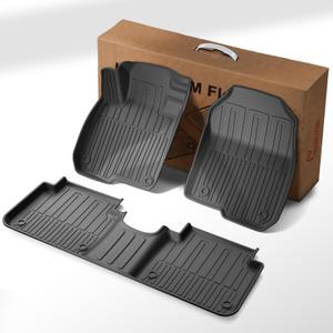 All Weather Floor Mats Fit for 2017-2022 Honda CR-V All Models (Include Hybrid) - Custom Fit TPE Floor Liners Accessories for Honda CRV 1st and 2nd Row Full Set Car Mats