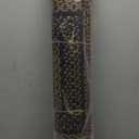 VHC Brands Farmhouse Primitive Jute Black Striped Rug Rectangle w/Floor Pad 27"x48"