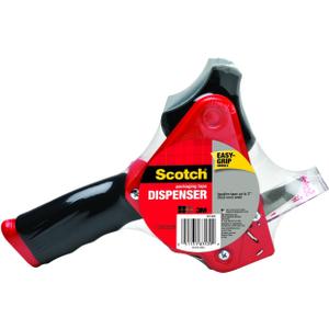 Scotch Packaging Tape Dispenser Holds up to 2" Wide (ST-181) Red, Metal, Plastic