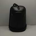 Golf Travel Bag with PC Hard Case Top, 1680D Heavy Duty Oxford Fabric Golf clubs Travel Bags for Airlines with Wheels, Wear-Resistant, Foldable (Classic Black)