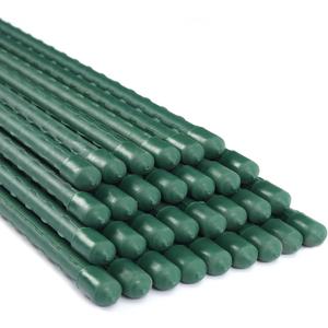 Garden Stakes 55 Inches Steel Plant Stakes Tomato Stakes Garden Poles Pack of 25