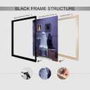 Funny Halloween Ghost On Toilet Canvas Posters Bathroom Ghost Black Cat Wall Art Whimsical Goth Dark Academia Horror Prints Painting For Living Room Bedroom Wall Decor 12x16in Unframed (12L" x 16W", Multi 10)