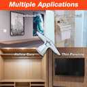 TOGGLER Toggle TB Residential Drywall Anchor, Polypropylene, Made in US, 3/8" to 1/2" Grip Range, For #6 to #14 Fastener Sizes (Pack of 100)