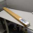 DEZ FURNISHINGS Cordless 1" Light Filtering Pleated Shade, Fabric, 48"W x 64"H, White