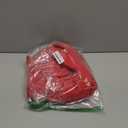 Women's Cropped Hoodie Fleece Long Sleeve Pullover Cut Off Hood Sweatshirt (M, Red)