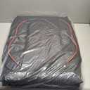 Pickup Seats Covers Compatible with Chevy Silverado 1500 GMC Sierra 2007-2024 Custom Trail Boss High Country LT LTZ SSV Waterproof Leather Seat Covers(Red_Line)