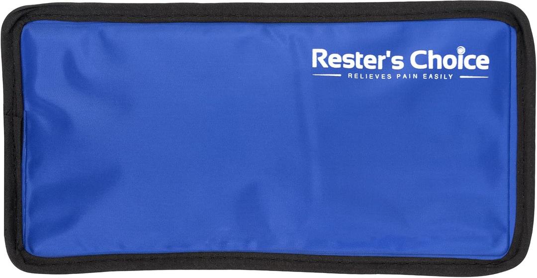 Rester's Choice Gel Cold & Hot Packs Medium 5x10 in. Reusable Warm or Ice Packs for Injuries, Hip, Shoulder, Knee, Back Pain  Hot & Cold Compress for Swelling, Bruises, Surgery