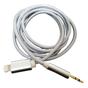 Acoustic 6 Foot Auxiliary Audio Cable, AUX to Lightning