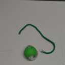 SilveWillo Interactive Electric Automatic Rolling Moving USB Rechargeable Self Activated Play Stimulation Toy Smart Chase Teaser Ball with Speedy Tail Rope for Bored Adult Indoor Cats and Dogs, Green