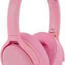 Made for Amazon, Active Noise Cancelling Bluetooth Headphones with Built-in Microphone | Pink