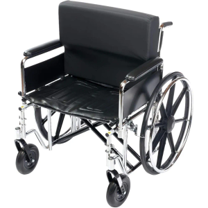 Lacura Bariatric Backrest, 24", Comfortable, Supportive, and Spacious Wheelchair Back Pillow, Firm Back Support to Maximize Comfort for Patients Who Want More Room, Water-Resistant Cover