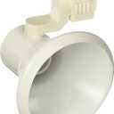 Juno Lighting R552WH Trac-Lites Flared Steps Line Voltage 75W PAR30 Lamp Holder, White (1 Count (Pack of 1))