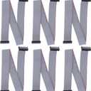 Antrader F/F IDC Connector 20 Pins Flat Ribbon Cable 2.54mm Pitch 45cm/17.7in Length 6pcs