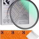 K&F Concept 43mm Black Diffusion 1/8 Filter, Mist Dreamy Cinematic Effec Filter for Video/Vlog/Portrait Photography K-Series
