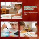 2 x Christmas Watercolor Paint Set  Watercolor Workbook, 12-Color Paint Palette Included, Spiral Bound Art Journal for Beginners, Adults, Painting Practice & Gifts (Birdsong and flowers)