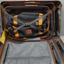 NEISIA Luggage Sets 3 Piece, Hard Shell Carry on Suitcase with Spinner Wheels and TSA Lock, Travel Lightweight Luggage Set with YKK Zippers (Black, 5 piece Sets20/24/28/DB/TB)