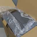 4-in-1 Elevated Slow Feeder Dog Bowls, 4 Height Adjustable Mess Proof Raised Dog Bowl Stand with No Spill Water Bowl, Stainless Steel Doggy Food Dish & Slow Feeder for Large Medium Small Pets (Grey)