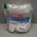 EnerWear 10P Pack Unisex Cotton Moisture Wicking Cushion Ankle Socks (White)