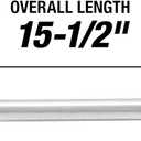 OEMTOOLS Pickle Fork Tie Rod Removal Tool, 21/32" (16.7 mm) Opening
Ball Joint Removal Tool, Drop-Forged Steel, 15-1/2 Inch Length, Long Knurled Handle, Corrosion Resistant