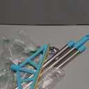 Carpet Rake for Pet Hair Removal - 3 in 1 Pet Hair Removal Tool Kit with Magic Brush, Scraper & 60 Adjustable Rubber Broom, Dog Cat Fur Remover for Carpets Rugs Mats Couch