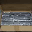 Vacuum Stand for Dyson Gen5 V15 V12 V11 V10 V8 V7 V6  Stable Metal Holder with Hidden Cord Management, Storage Rack for Dyson Cordless Vacuum & Accessories, Easy Installation (With Hooks (Oval Head), Dark Gray)