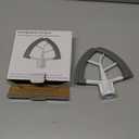 Flex Edge Beater for KitchenAid 4.5/5 Qt Tilt-Head Stand Mixer  Silicone Paddle, Dishwasher Safe, Flexible Silicone Edges Bowl Scraper For Kitchen Aid Accessories and Attachments (Grey) (Gray)