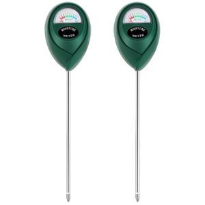Plant Moisture Meter, Plant Water Meter, Soil Moisture Meter for House Plants for Garden, Lawn, Farm, Indoor & Outdoor Use, No Batteries Required (2 Packs Green)