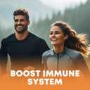 Mullein Gummies for Clear Lungs, 10 in 1 Mullein Leaf Extract for Lungs, Mullein Quercetin Gummies for Lung Cleanse, Respiratory, Immunity, Mango Flavor, 120 Count