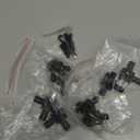 8Pcs 2020 Aluminum Extrusion T Slot Corner Bracket 20 Series Extruded Hardware 3 Way Tri Connector with Set Screw for 20/20 2040 T V Slot Black Aluminum Profile Frame Fitting