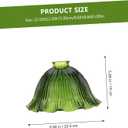 Uonlytech Glass Lamp Shade 8.85X11.81X5.90In Vintage Replacement Cover for Pendant Light Wall Sconce Soft Light Diffuser