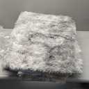 Ultra Soft Area Rugs for Living Room, 5x7 Tie-Dyed Light Grey Fluffy Plush Rugs for Bedroom, Non-Slip Floor Carpet for Nursery, Bedside, Playroom, Corridor, Indoor Decor