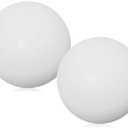 OUTOSS-Pallino for Bocce Ball Game,Boule Game,Jack for Petanque Game,Size-40mm(1.57In.),White-2 Packs