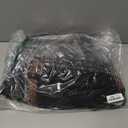 Duffle Bag for Travel,Overnight Weekend Gym Carry On Luggage Bag, 50L Canvas Travel Duffel Bag for Men Women, Expandable Spacious Travel Duffel Bag, Black