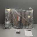 Keonjinn Black Medicine Cabinet 17 x 25 Inch, Heavy & Solid Bathroom Medicine Cabinet with Mirror, Stainless Steel Framed, Adjustable Shelves, Recessed or Wall Mount, Bathroom Mirror with Storage