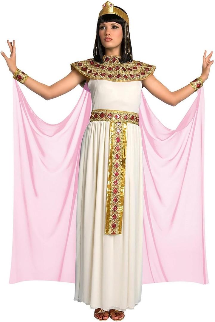 Morph Cleopatra Women's Egyptian Halloween Costume - Adult Cleopatra Dress (Medium)