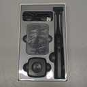 Electric Flosser for Teeth and Adults with 5 Speeds & 54 Refill Heads,Sonic Oscillation Gliding Dental Floss Picks Sensitive Gum Care,Water Flosser Alternative,5X Better Cleaning for Plaque,No Break, Black