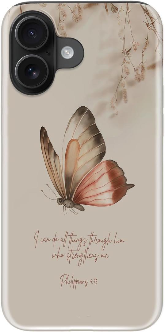 Esdot for iPhone 16 Plus Case Cute - Wireless Charging - Preppy Floral