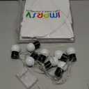 Glowing numbers for party decorations: the number 3 with white LEDs for a birthday celebration , DIY decoration kit