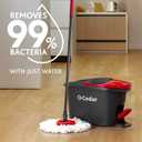 O-Cedar Easywring Microfiber Spin Mop & Bucket Floor Cleaning System with 4 Extra Refills