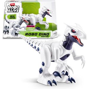 Robo Alive Robo Dino Raptor Robotic Toy by ZURU, Electronic Dinosaur Toy for Boys